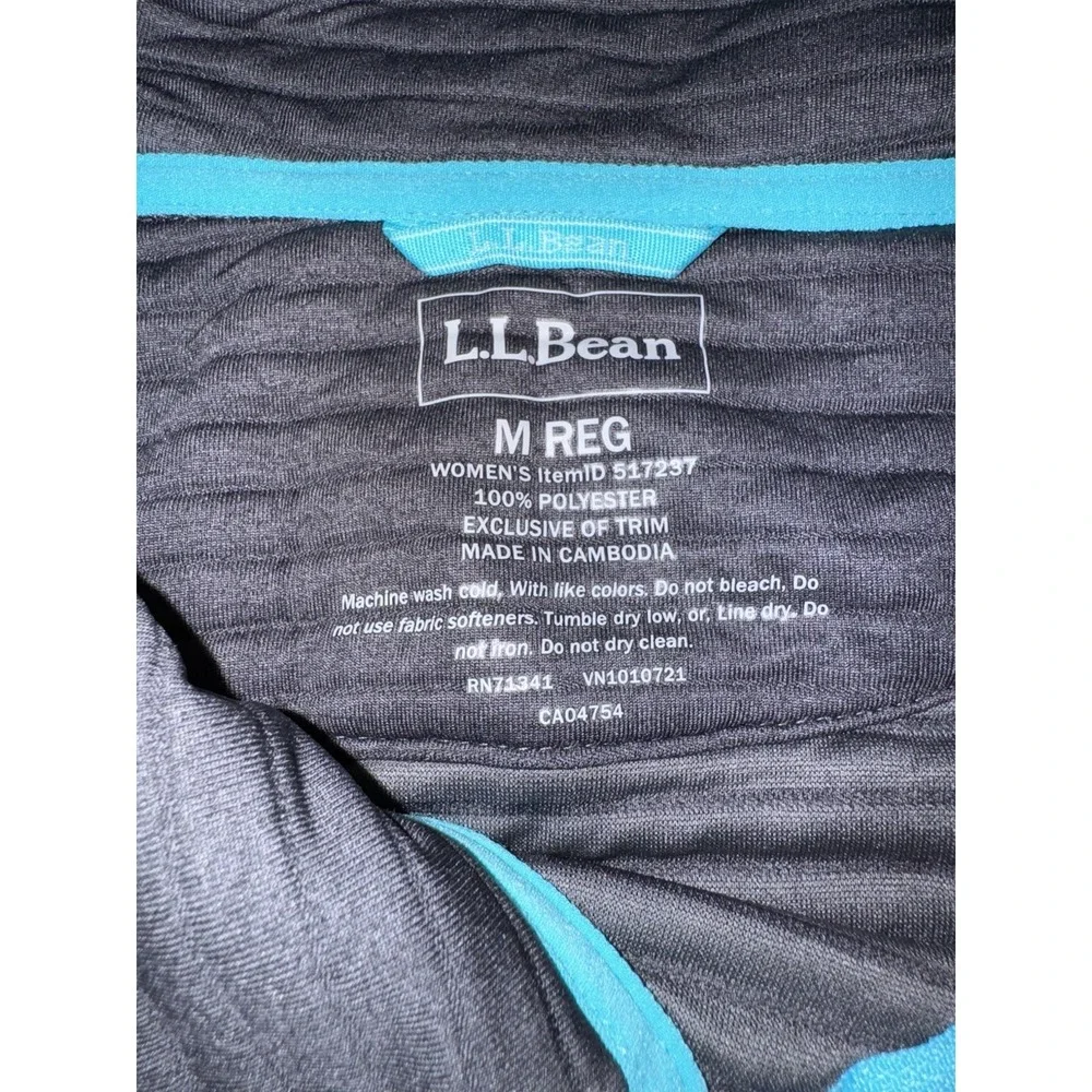 Women's L.L.Bean Grey and Purple Sweatshirt Size Medium Regular - Picture 8 of 8